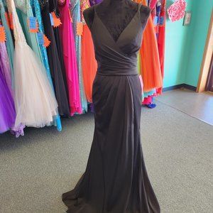 Amelia Couture 366 Size 6 Black Prom/Bridesmaid Formal Dress